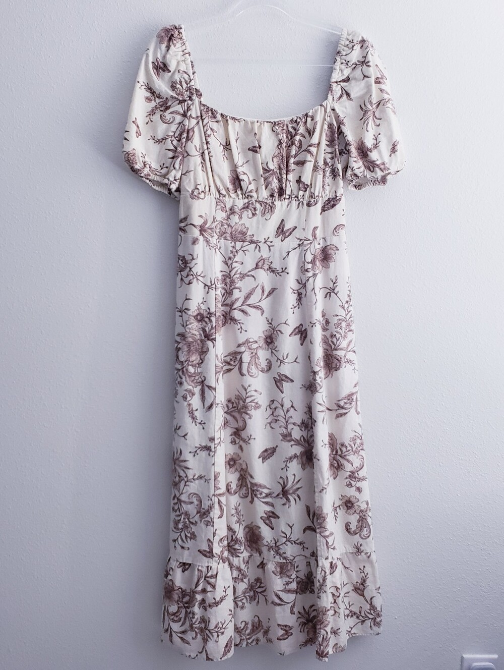 London Times Floral Folk Lore Maxi Dress - Picture 2 of 11
